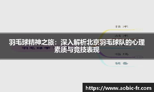 羽毛球精神之旅：深入解析北京羽毛球队的心理素质与竞技表现